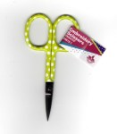sewtasty polka dot scissors green